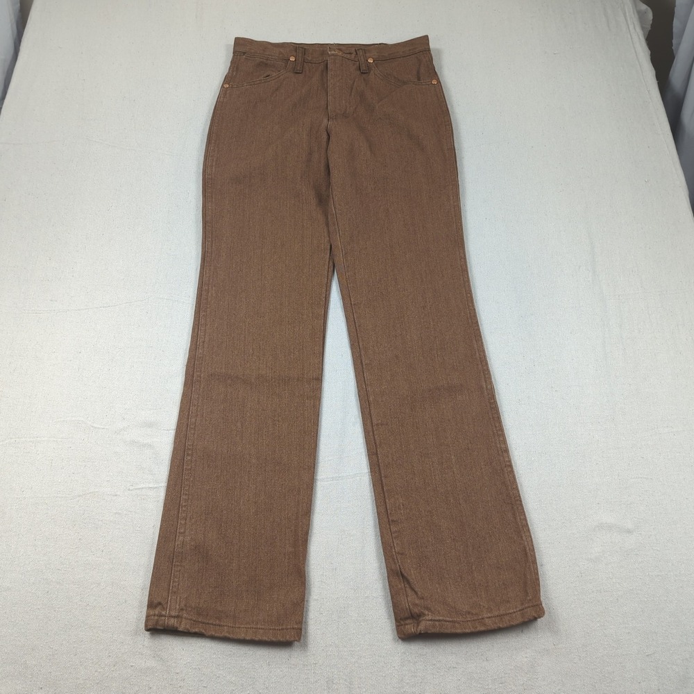 Wrangler Jeans Mens 29x32 Brown 936 Slim Cowboy Cut Western New
